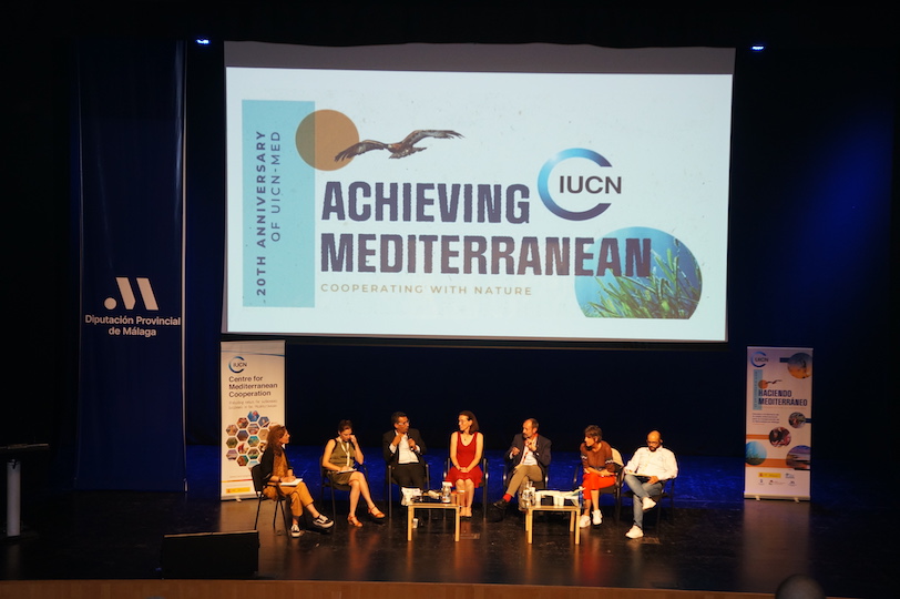 IUCN med celebró su vigésimo aniversario en Malaga junto a otras muchas organizaciones de conservación de la naturaleza. Dialogaron sobre consevación, amenazas, financiación políticas y networking para arreglar la crisis climática en el mediterráneo. conservación del mediterraneo. Juan Villanuevaa
