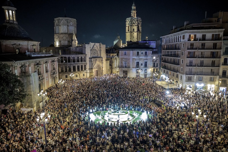 manifestación por la DANA en Valencia